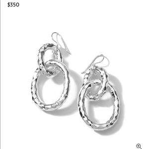Ippolita sterling silver hammered earrings